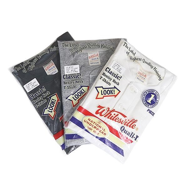 WHITESVILLE HENLEY NECK Short Sleeve 1-PACK T-SHIRT – [ WV79681] Made in Japan