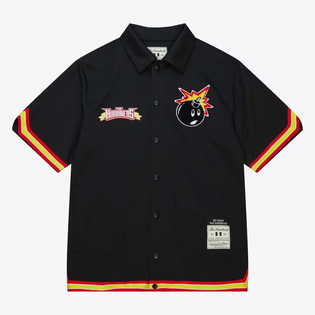 Mitchell & Ness x The Hundreds Black Men’s Shooting Shirt Medium MSRP: $200.00