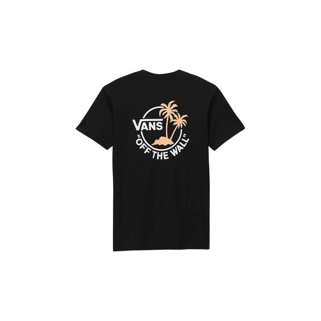 Vans “Classic Mini Dual Palm II” Short Sleeve Tee (Black/Apricot) T-Shirt