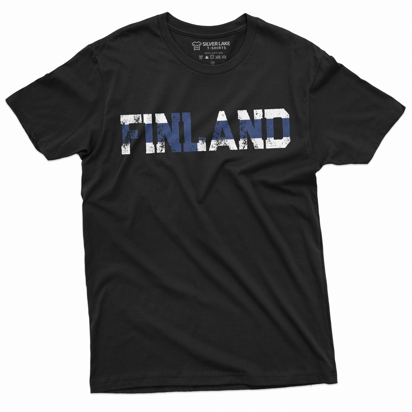 FINLAND T-shirt Suomi Tee Finnish Flag Coat of arms Tee Shirt Scandinavia Tshirt