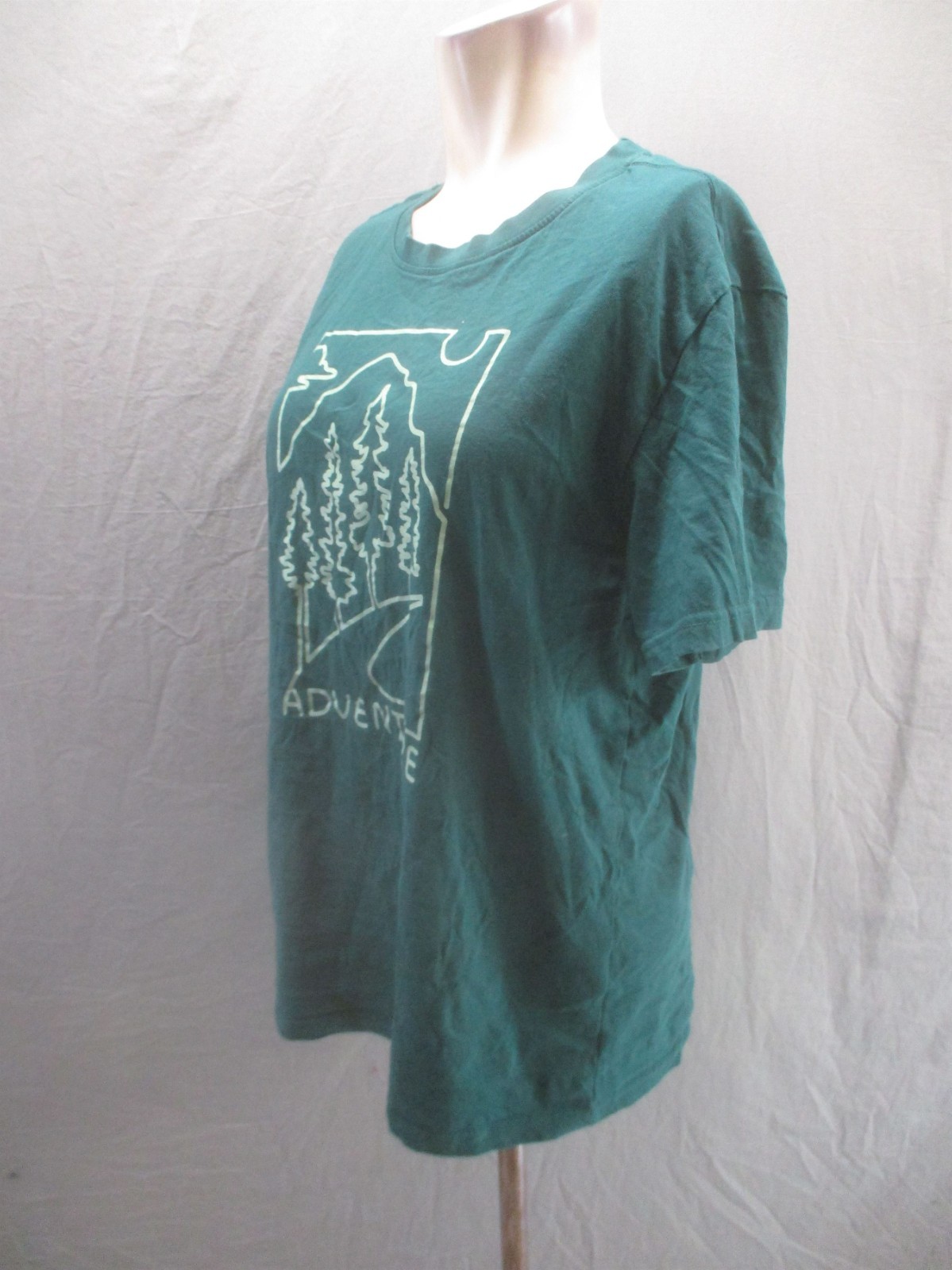 dip Size M Mens Green 100% Organic Cotton Short Sleeve Breathable T-Shirt 226