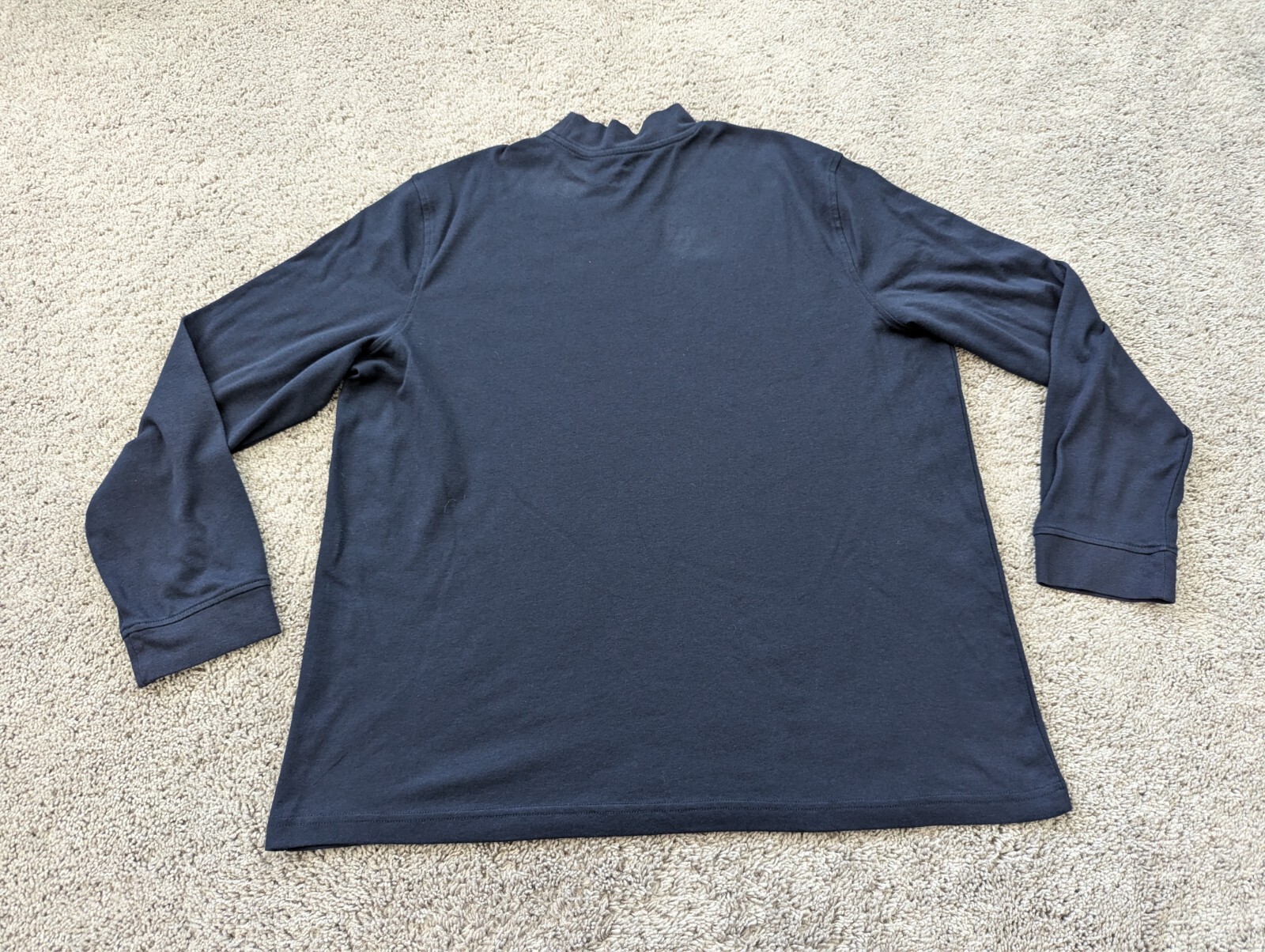Croft & Barrow Sweatshirt Men XXL Easy Care Blue Pullover Lightweight