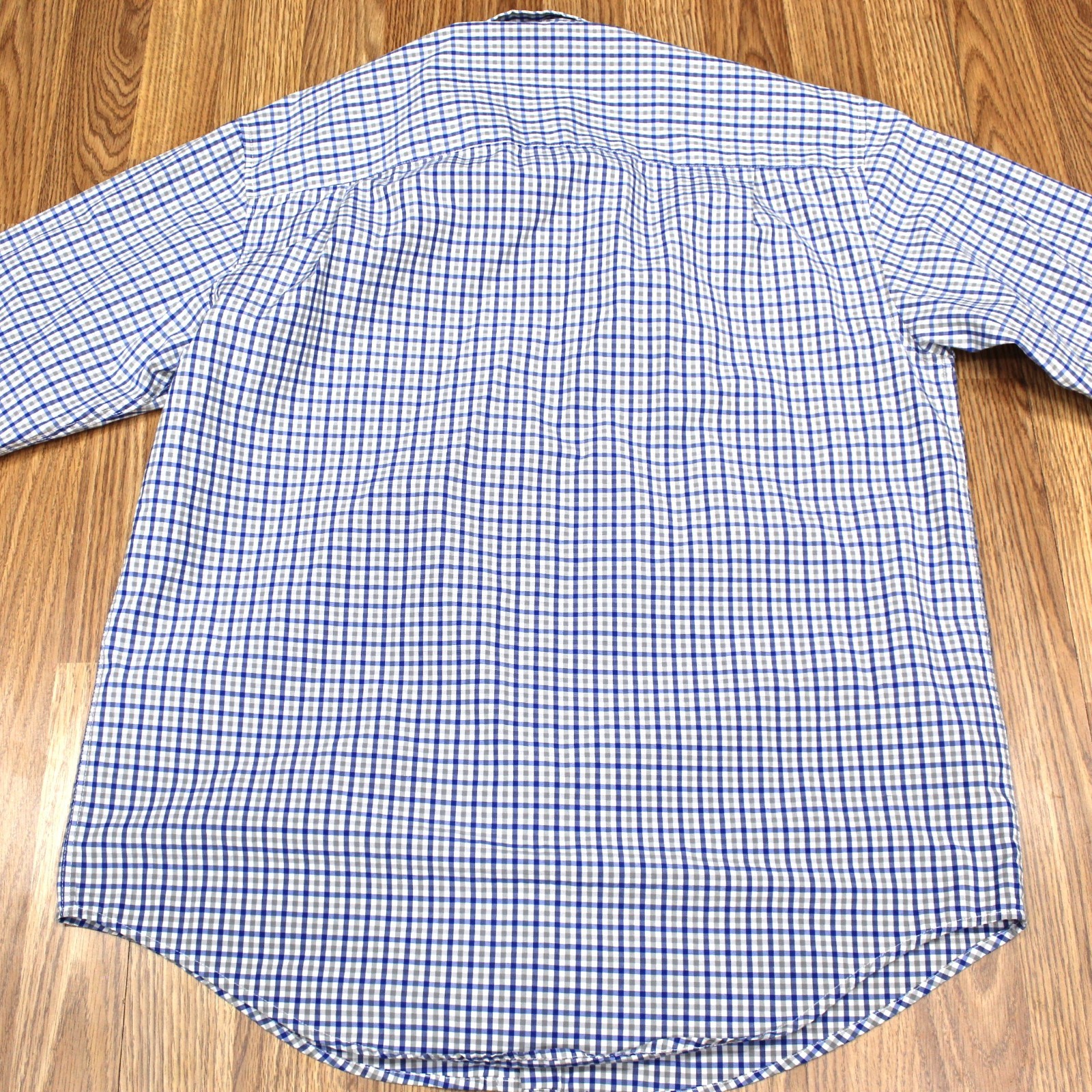 KENTUCKY WILDCATS SHIRT COTTON GINGHAM PLAID Sz LARGE, L