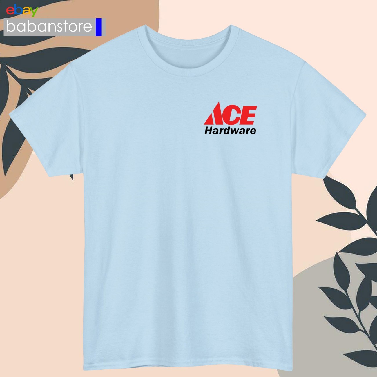2025 ACE Hardware Small Logo Black/White/Grey/Navy/Red/Light Blue T-Shirt S-5XL