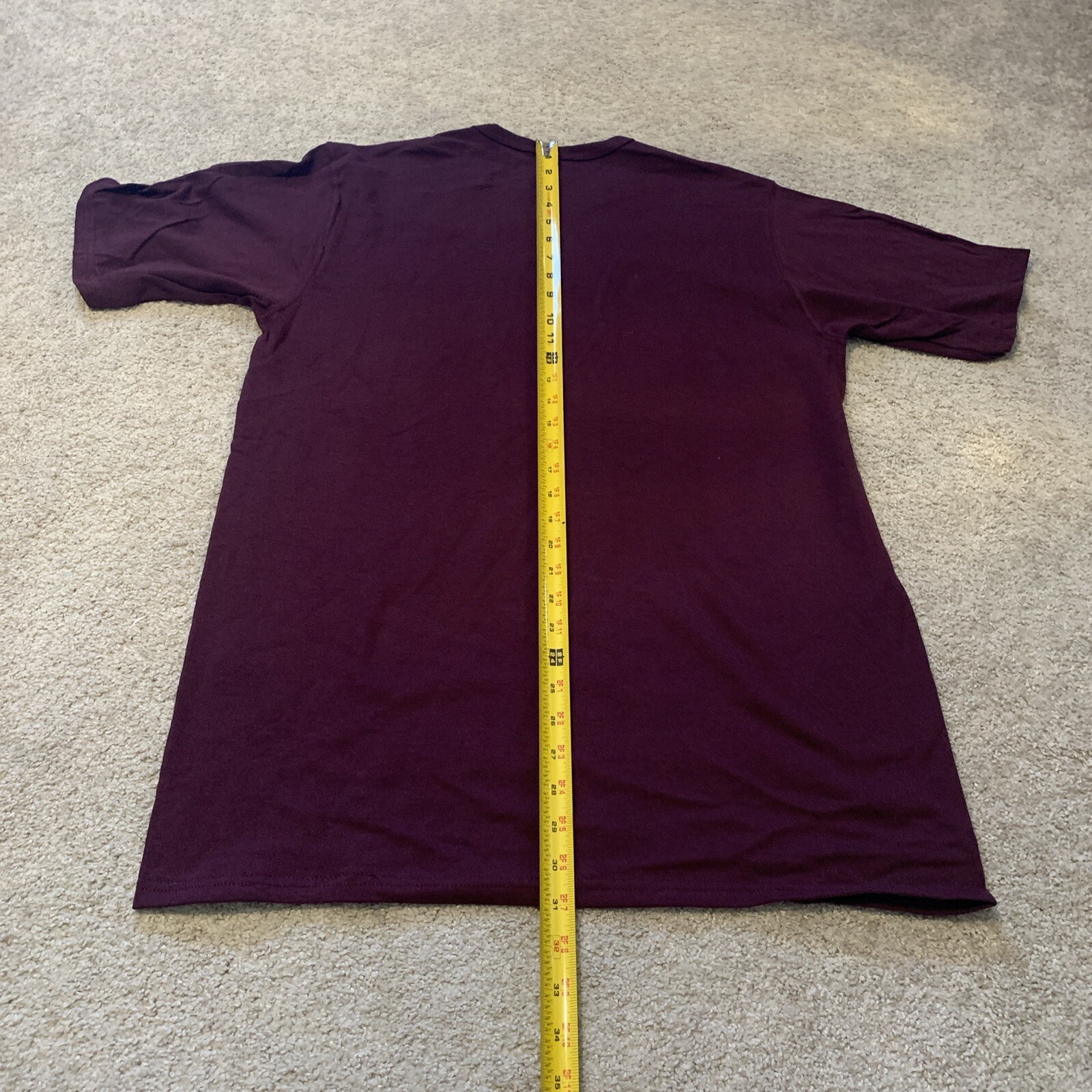 Vintage Champion Maroon Plum Heavy Weight Cotton T Shirt Large Unisex Lot Of 12