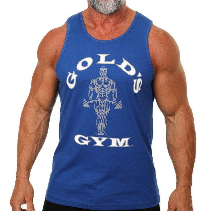 Gold’s Gym Tank Top Bodybuilding Fitness Sleeveless Shirt Muscle Workout Tee