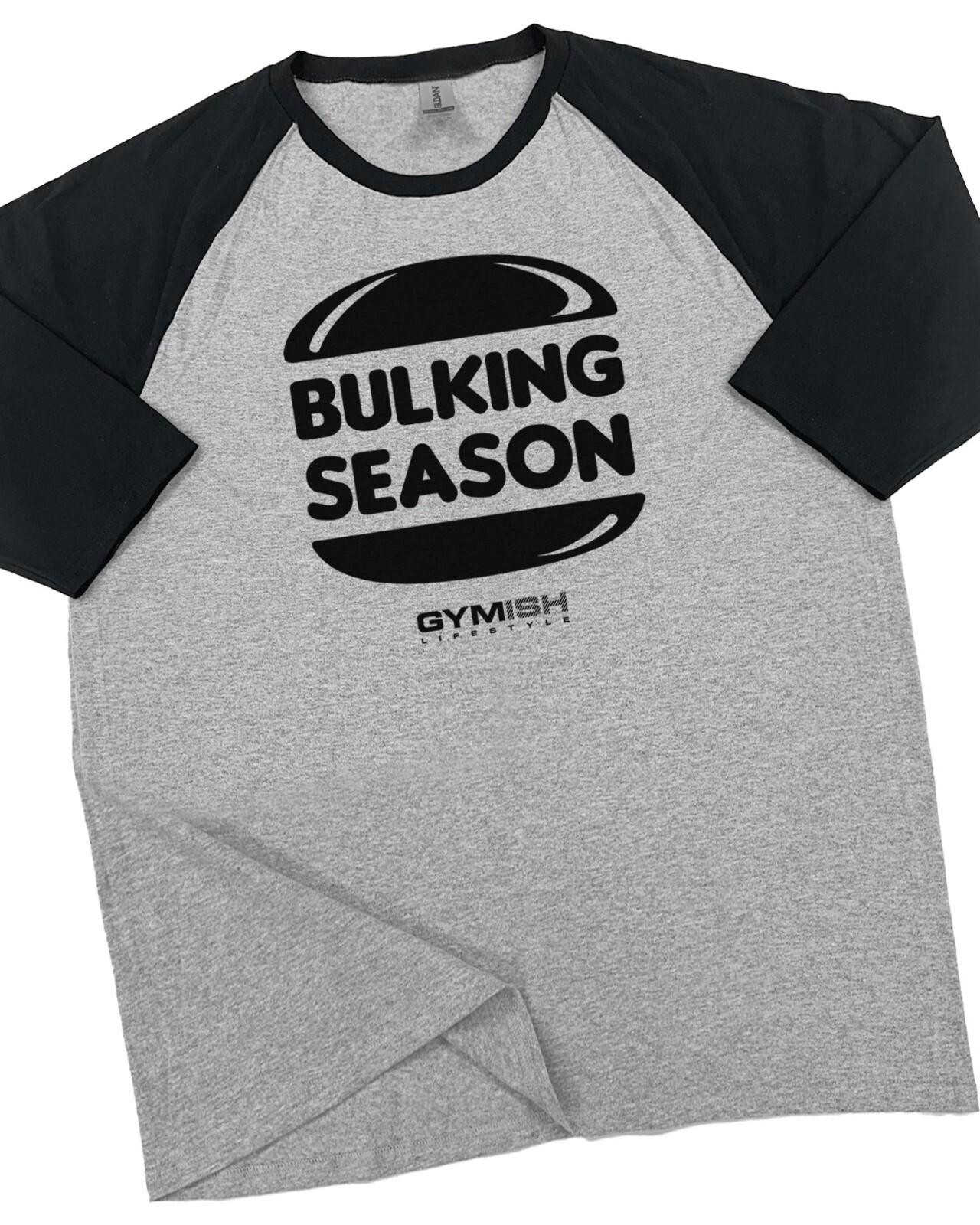 60- RAGLAN Bulking Season Workout Gym T-Shirt for Men
