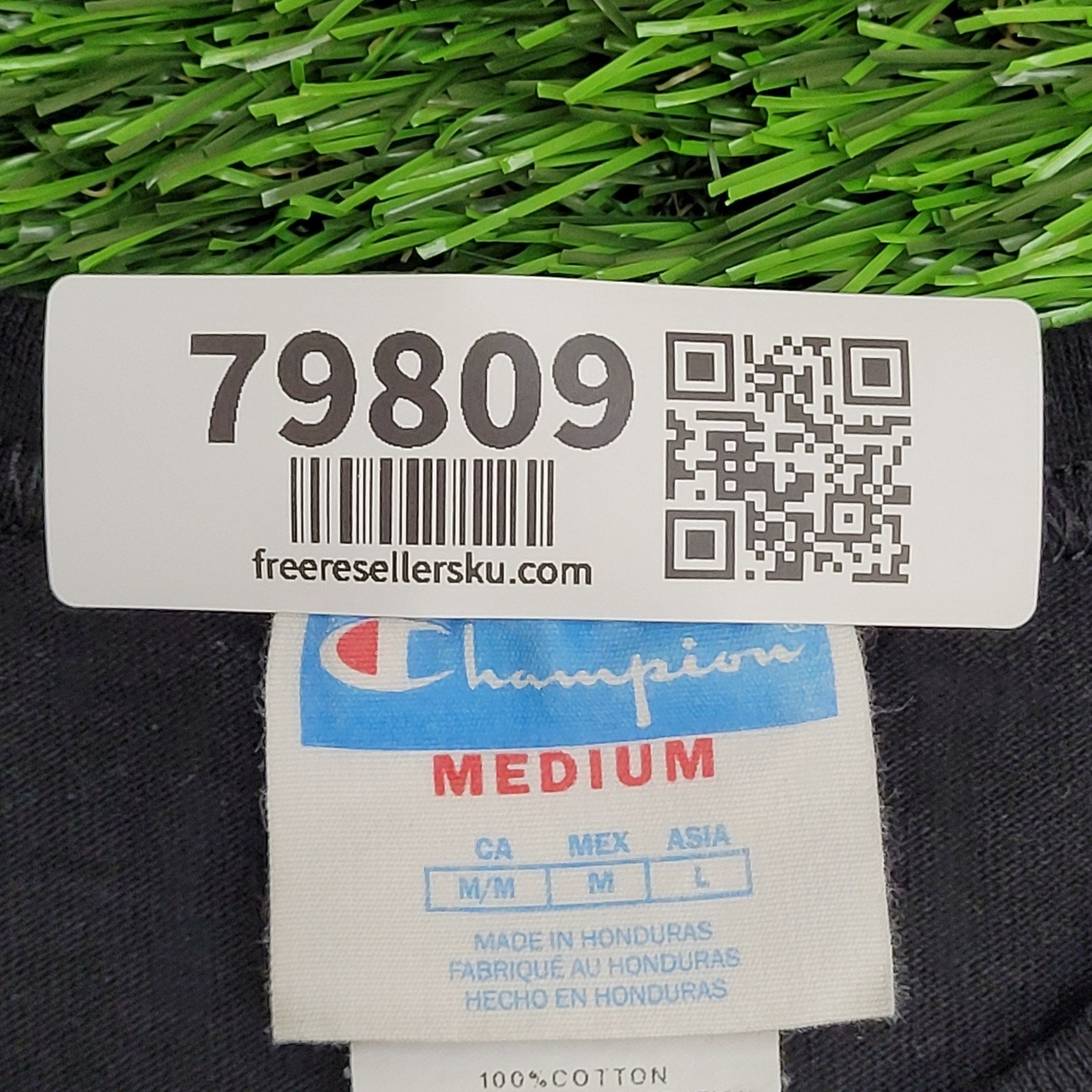 Champion Shirt Medium 20×26 Script Embroidered