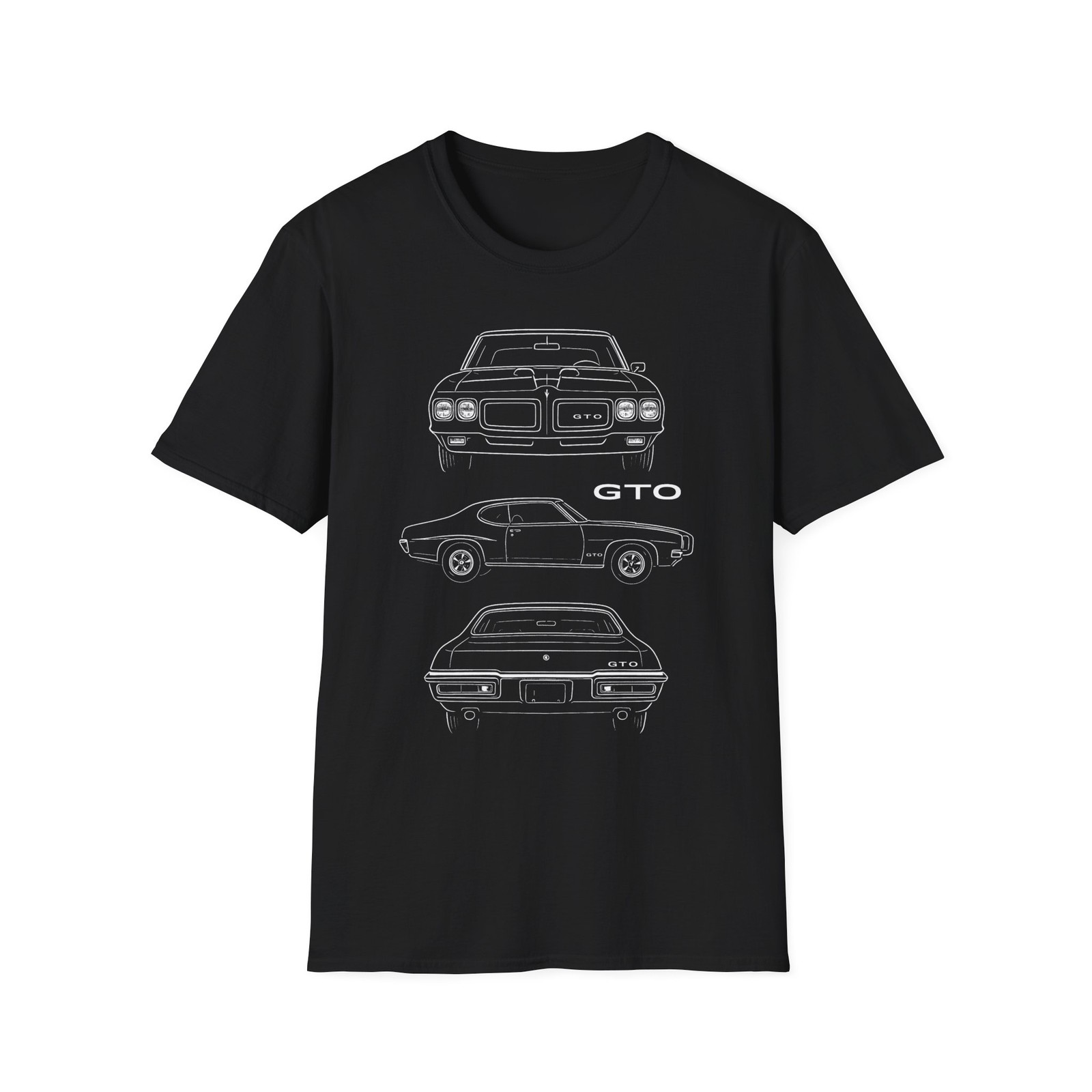 1970 GTO Shirt – Blueprint Muscle Car Tee for Goat Fans