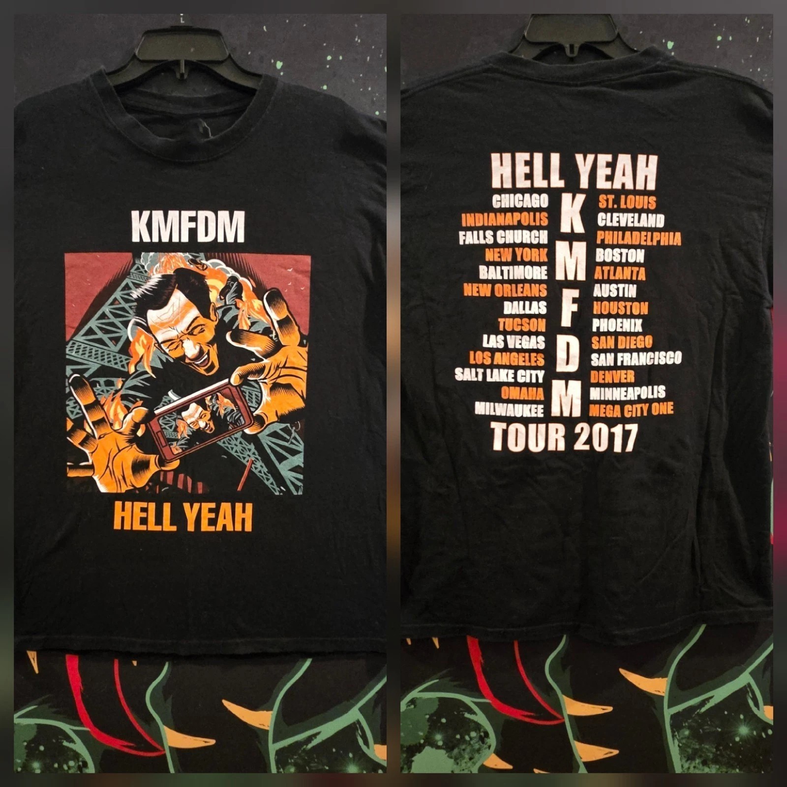 New Popular KMFDM Band Hell Yeah 2017 Gift For Fans Unisex S-5XL Shirt WE1061