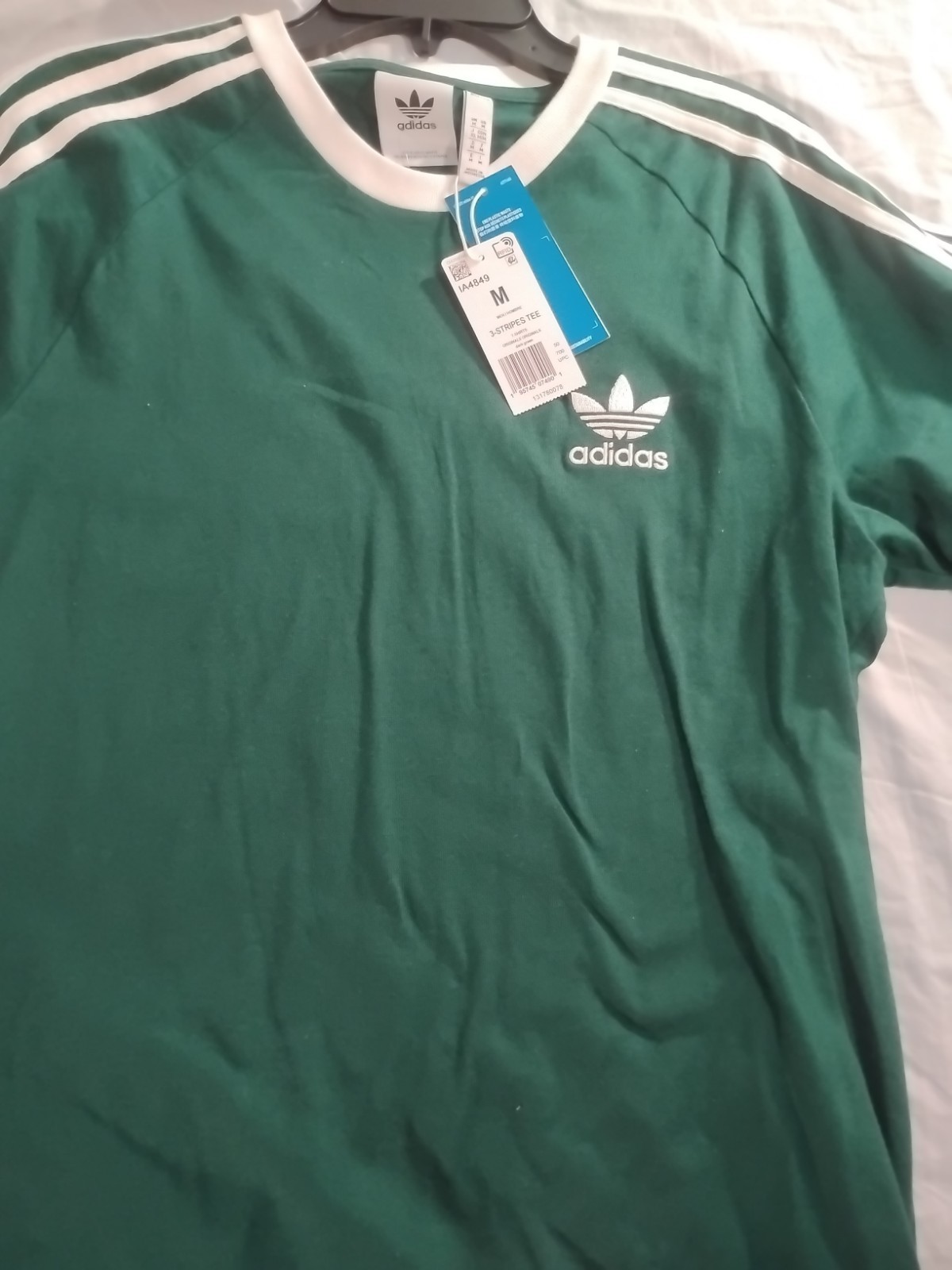 Adidas Three Stripes Shirt Brand New Medium