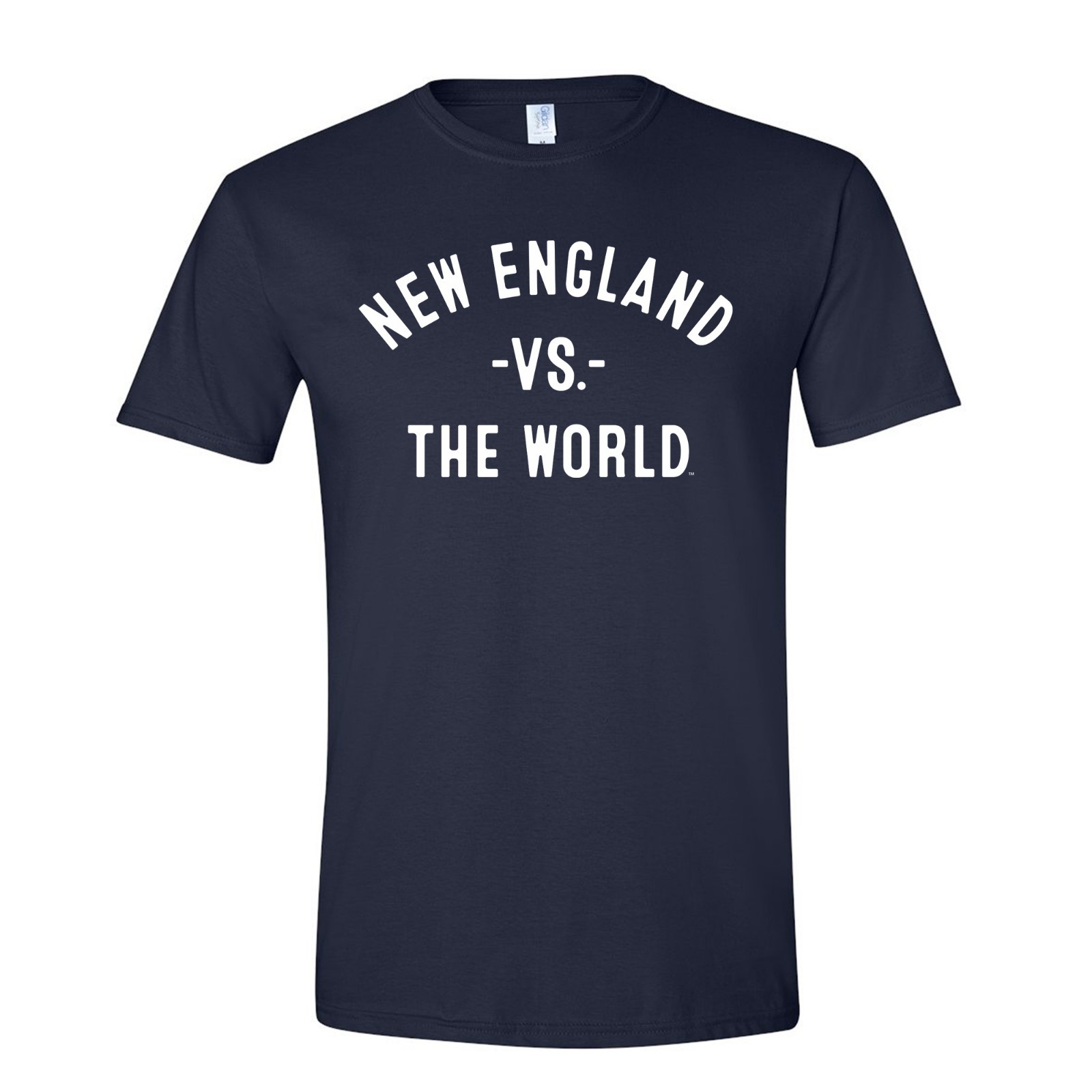 New England Vs The World – boston patriots pride football fan Xs-6X Soft T-shirt