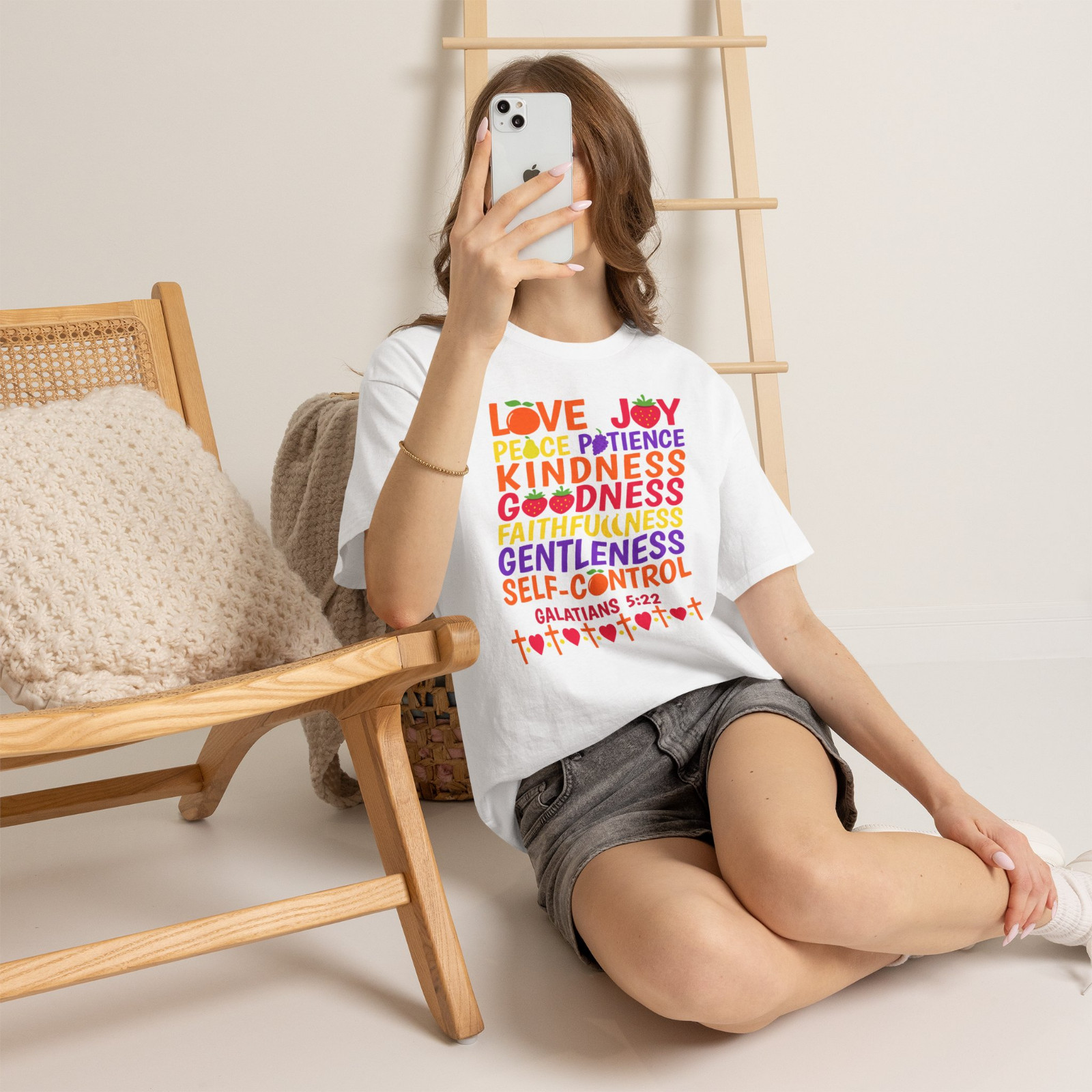 Fruits Of The Spirit Galatians 5 22 Christian Faith T-Shirt