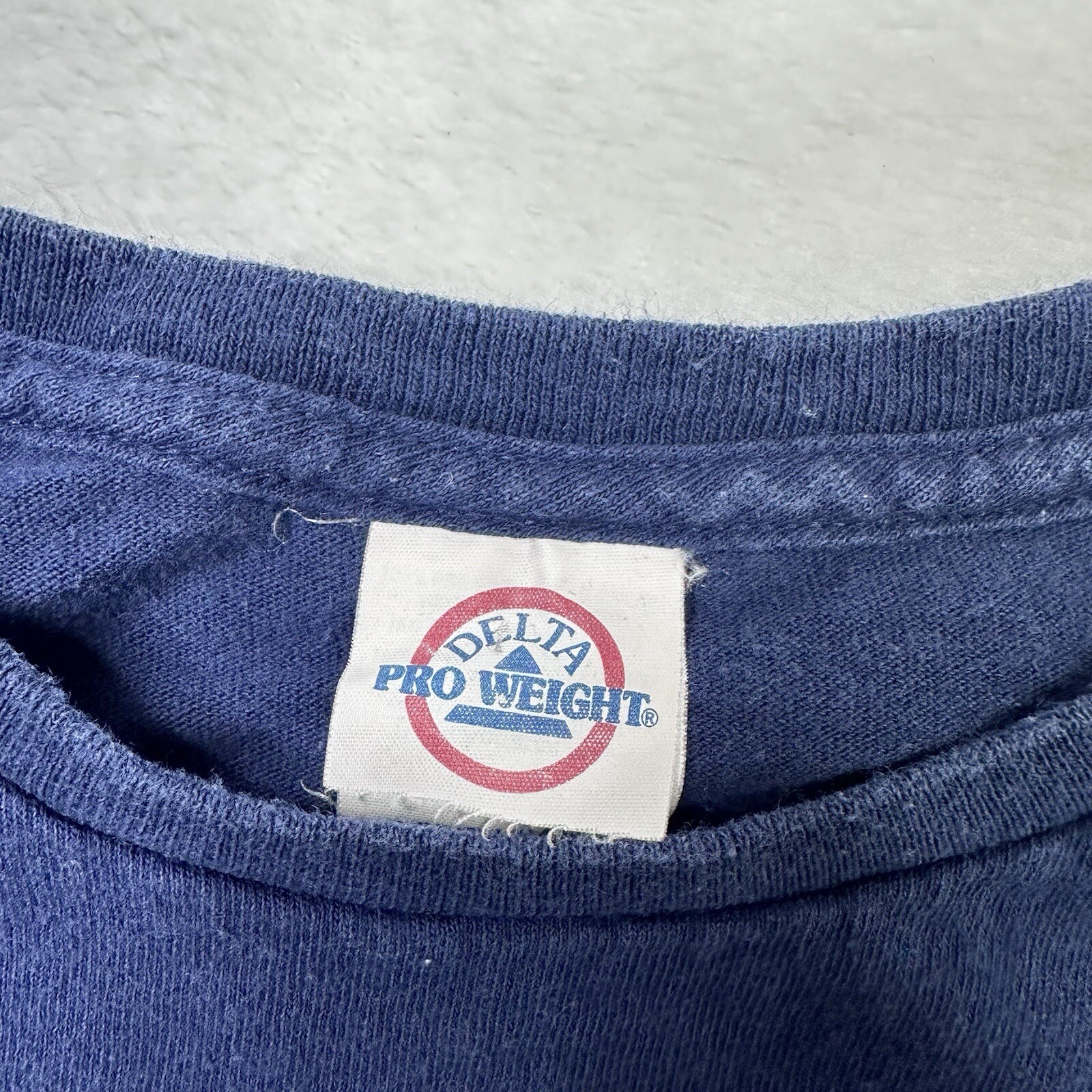 Atlanta Baseball Shirt Mens Large Blue MLB Players Graphic Tee Sports Delta Pro