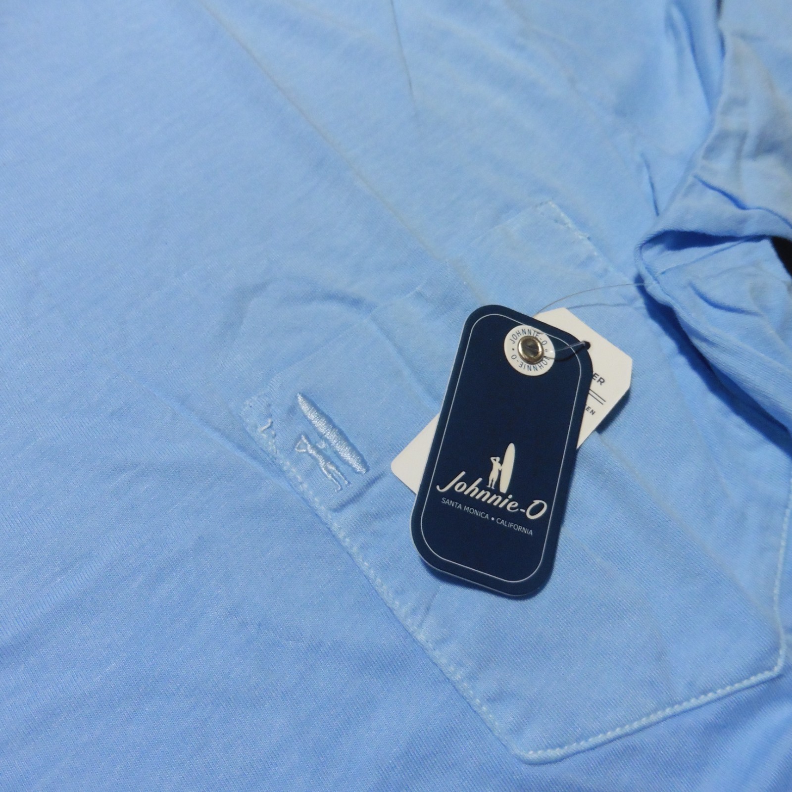 JOHNNIE-O Mens 2XL XXL DALE 2.0 T SHIRT MALIBLU BLUE SHORT SLEEVE GOLF TEE