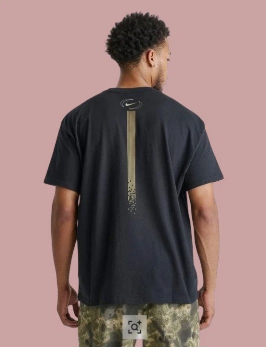 Nike Sportswear T-Shirt Department of Motion Men’s Sz M / XL Black New