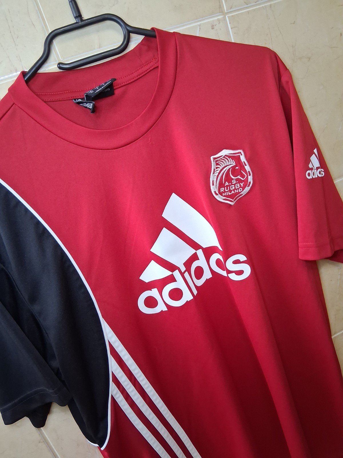 Tricou Adidas A.S. Rugby Milano original mărimea L