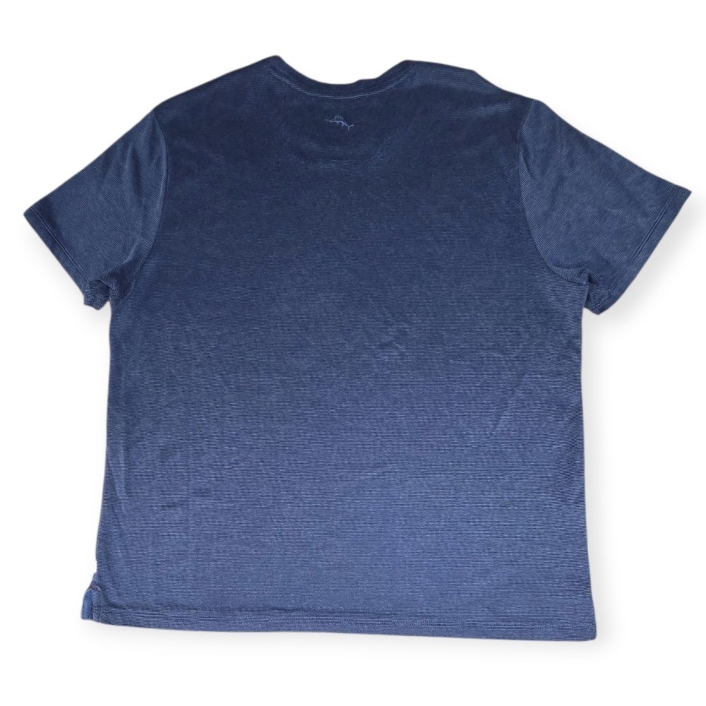 Tommy Bahama Men’s Outdoor Performance Tencel Modal Polyester S/s Shirt Blue XL