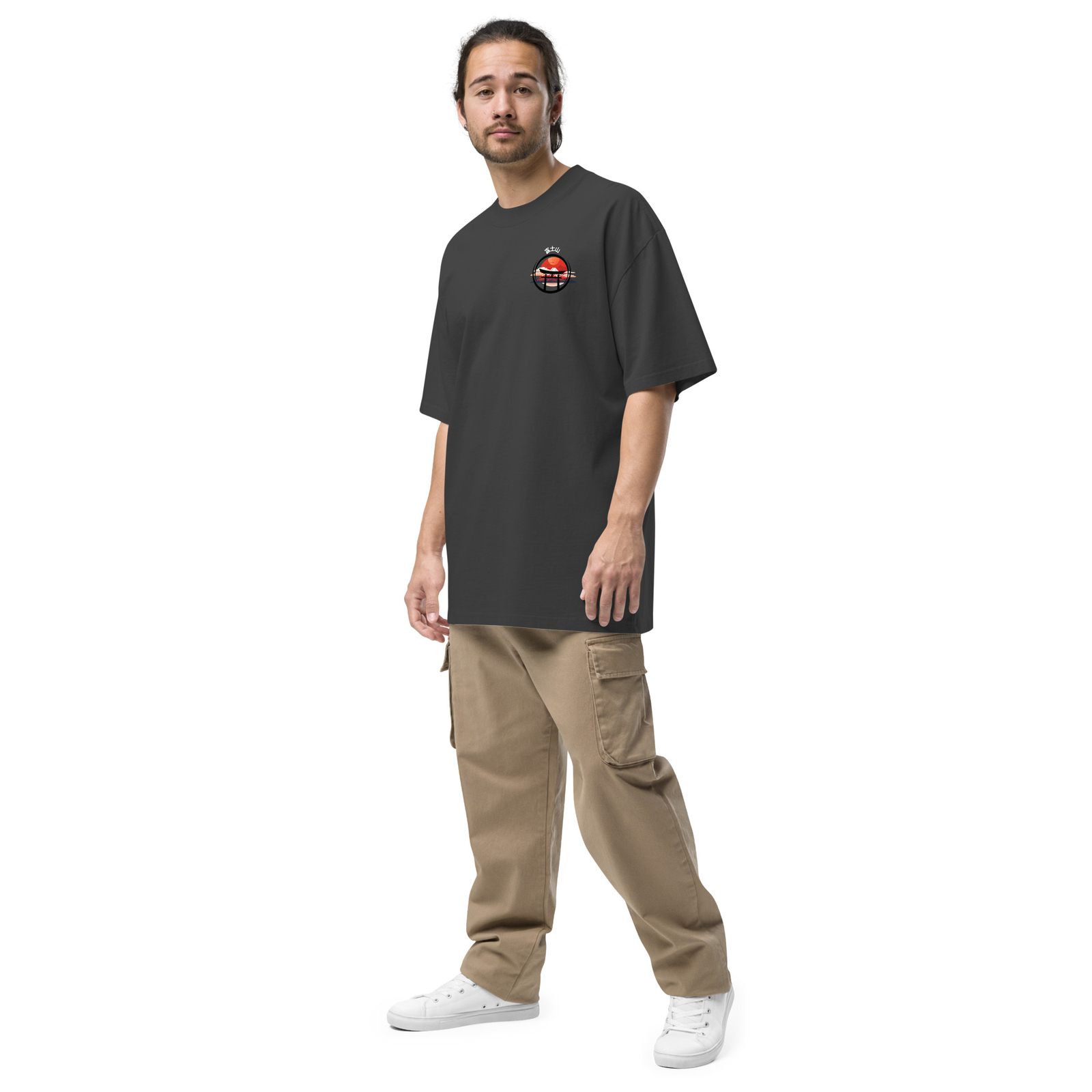 Mount Fujiyama Oversized faded t-shirt