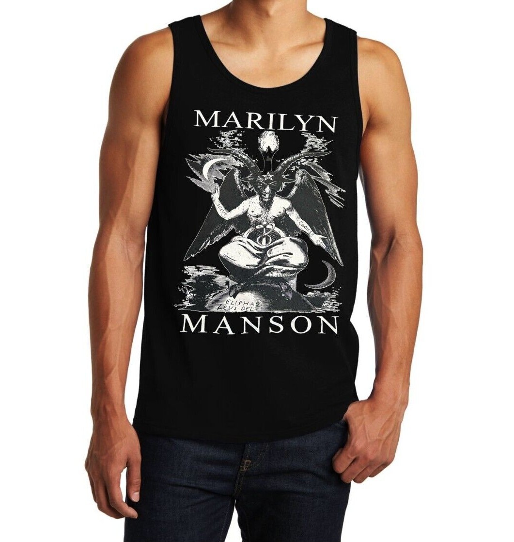 Marilyn Manson Rock Men’s Tank Tops (Multiple Variations)
