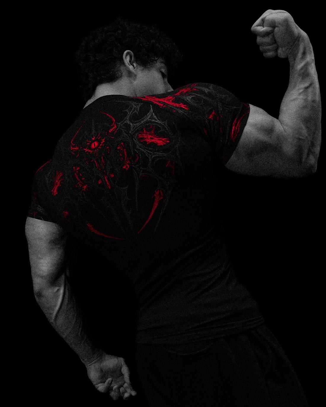 Breathedivinity High Bounce tight training fitness T-shirt