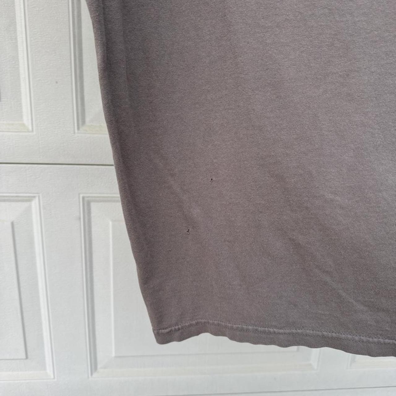 GREY 00s QUIKSILVER GRUNGE LOGO GRAPHIC TEE
