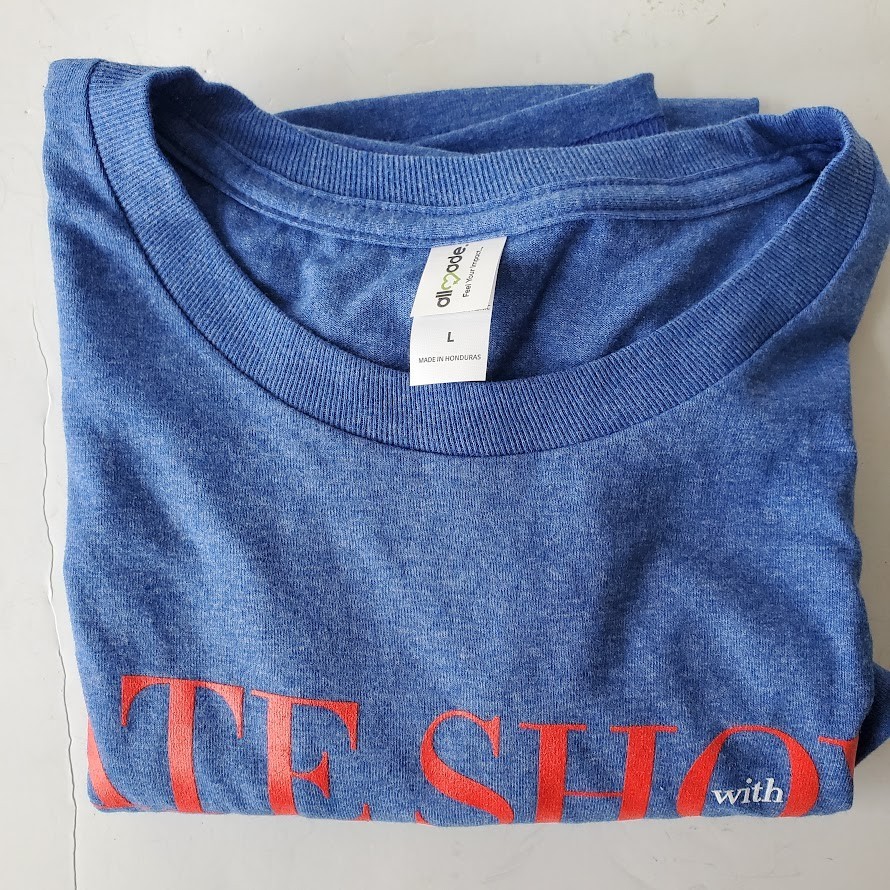 The Late Show with Stephen Colbert Blue Tee Shirt Size Large L