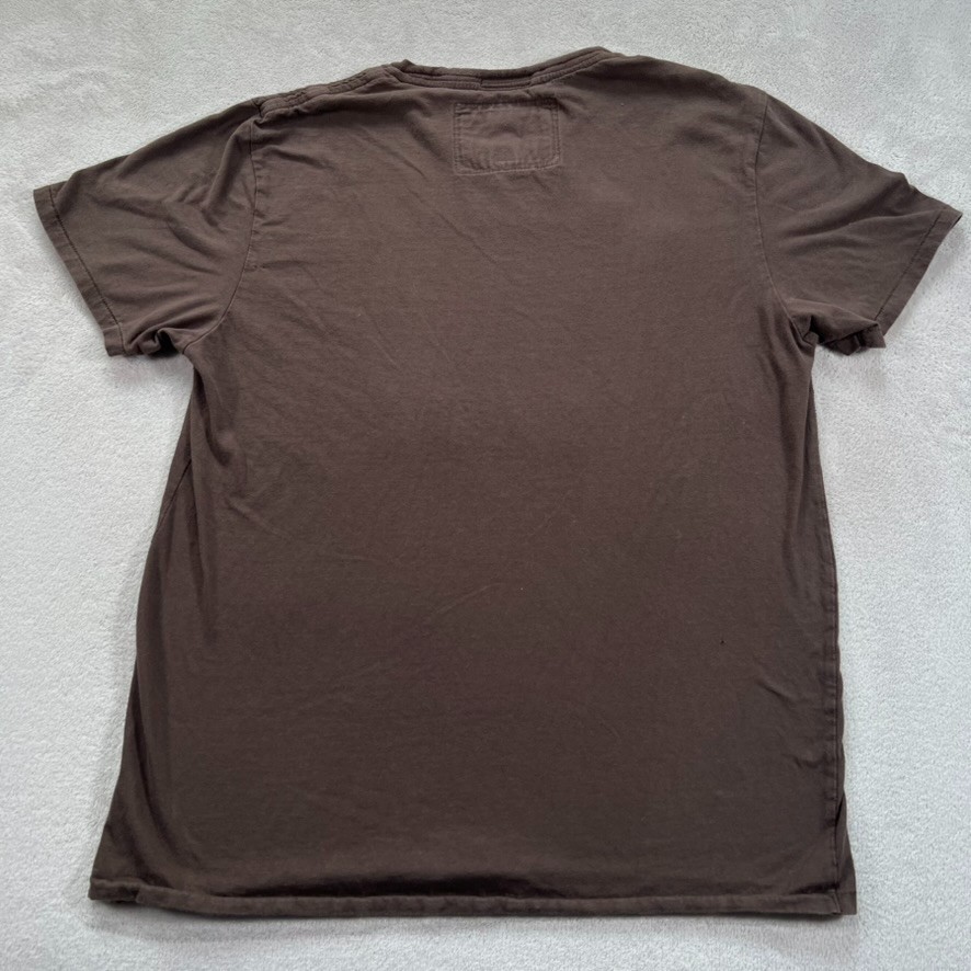 American Eagle T-Shirt Men’s Size Large Brown Classic Fit 1977 Graphic Print Y2K