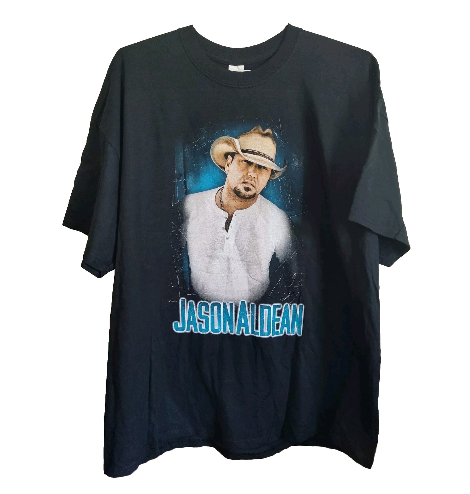 Jason Aldean Burn It Down 2015 Tour T-Shirt Men Size 2XL Short Sleeve Graphic