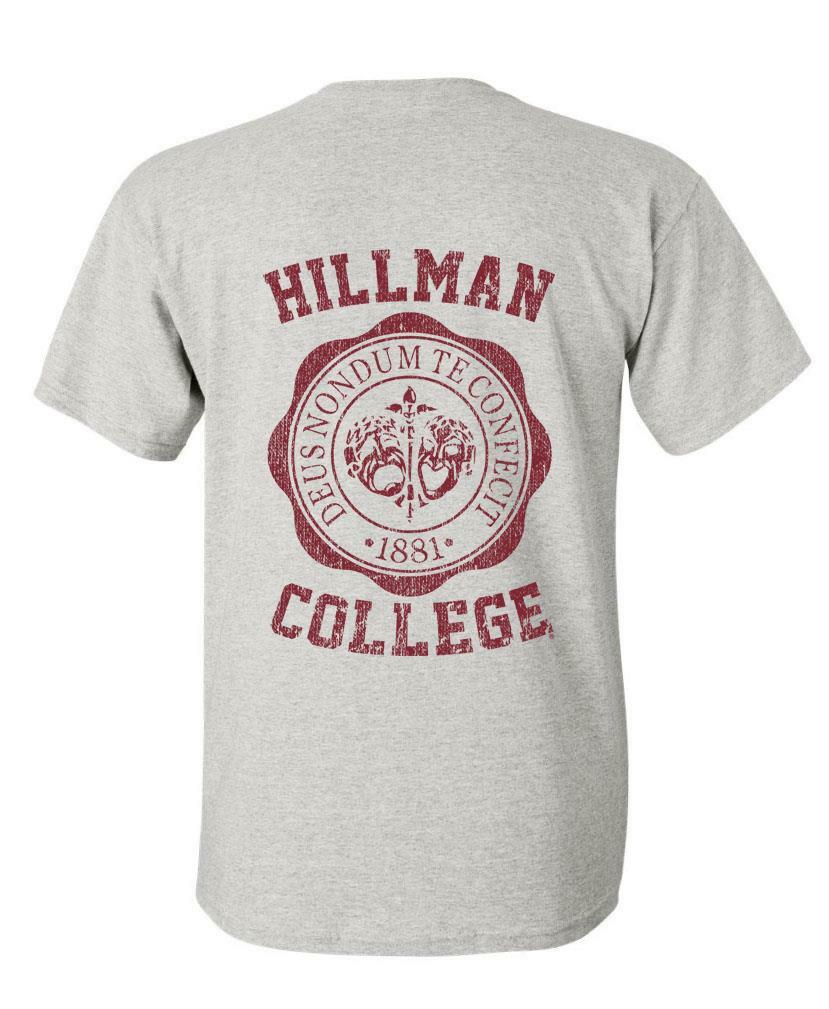 HILLMAN COLLEGE – back print hbcu university 90s retro – Unisex Cotton T-Shirt