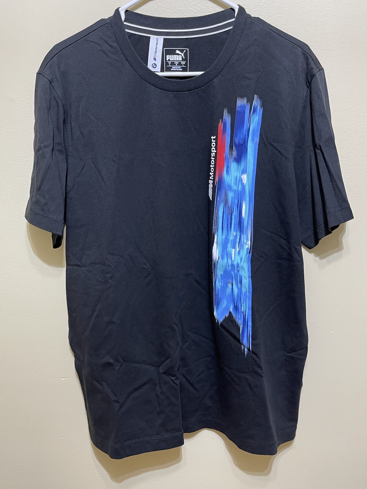NWT Puma x BMW MMS Life Short Sleeve Graphic Tee | Black | Men’s L | M Series