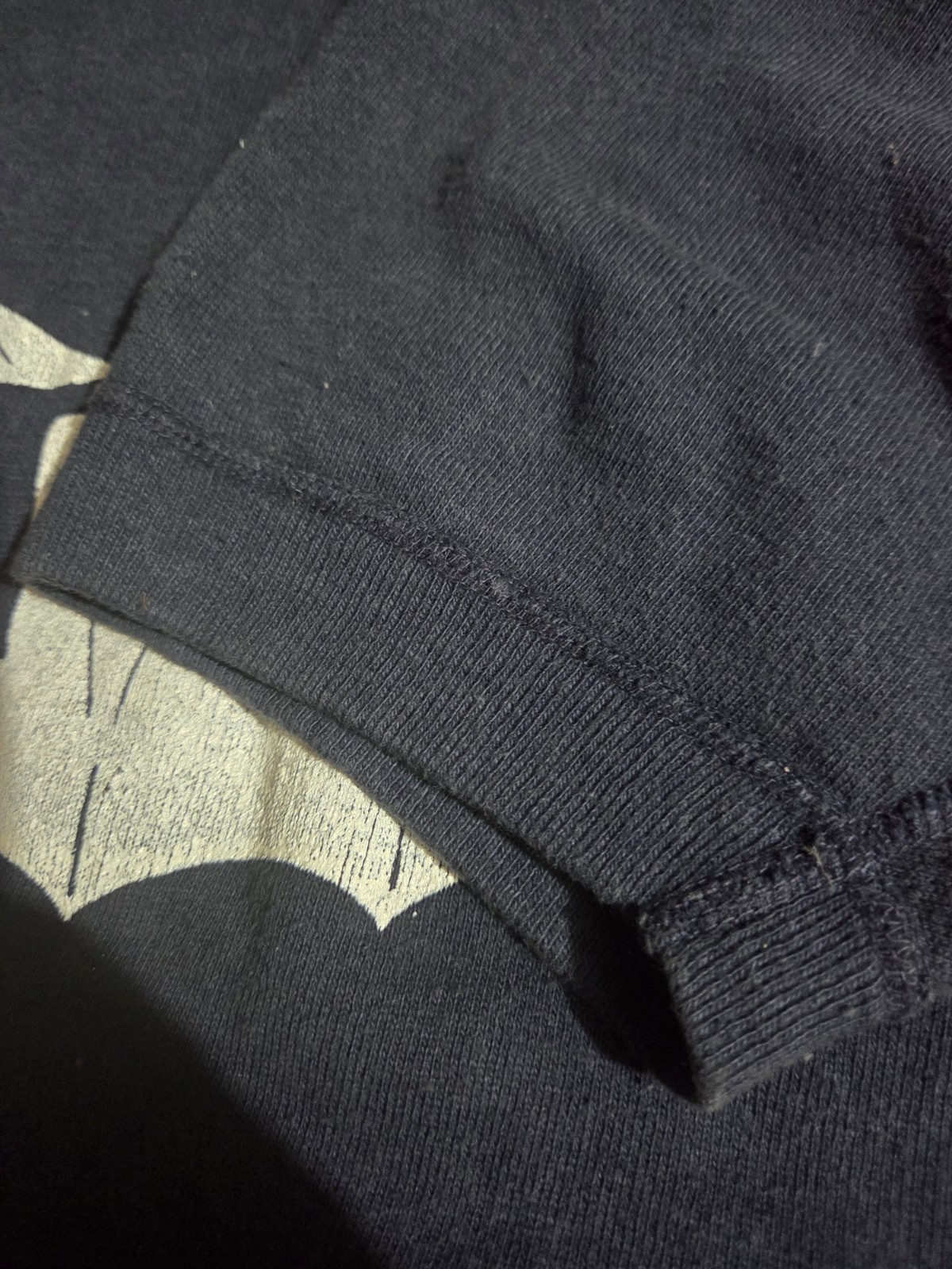 vintage 1966 DC Comics Medium Batman sweatshirt featuring a classic logo.