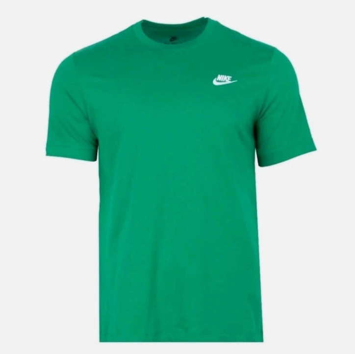 Nike Men’s Size M Essentials Sportswear Club Tee T Shirt Stadium Green