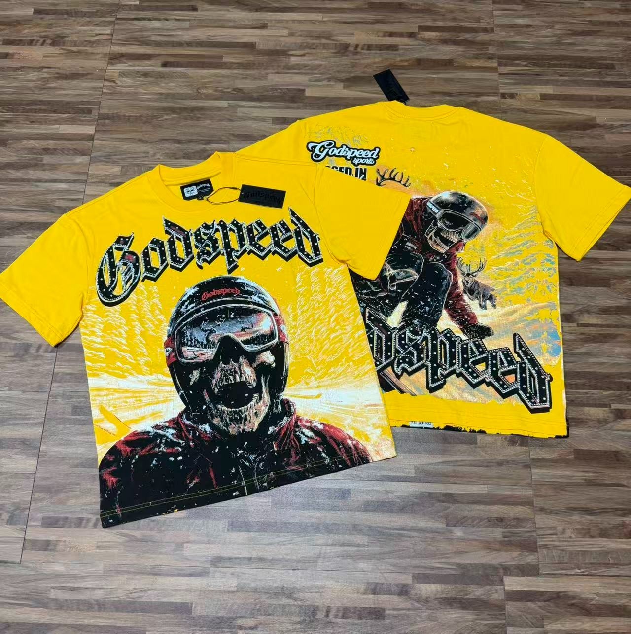 Godspeed t-shirt yellow sale S-M-L-XL