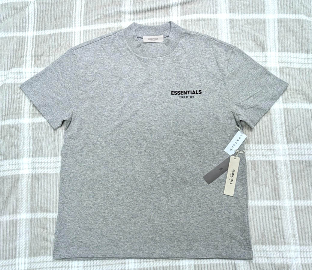 Fear of God Essentials Tee ‘Dark Oatmeal’ L Size Oversized T-Shirt SS22 NWT