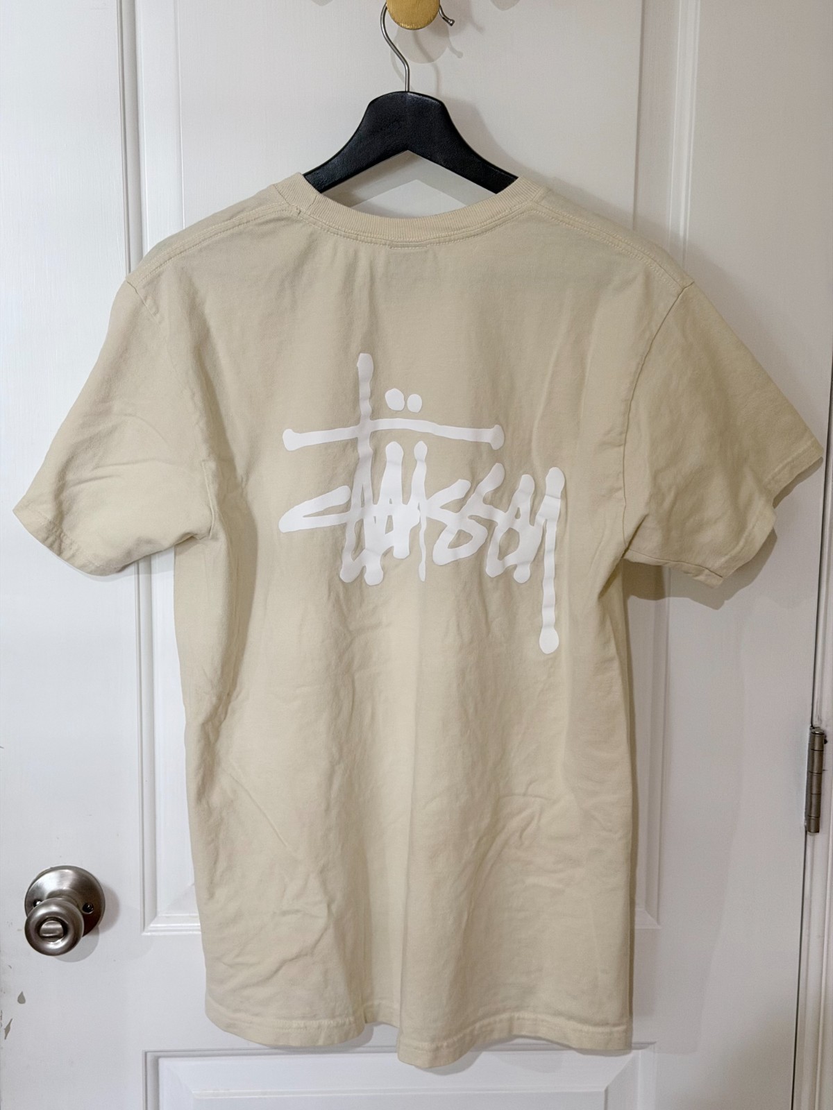 BASIC STÜSSY TEE, Putty Color, Size M