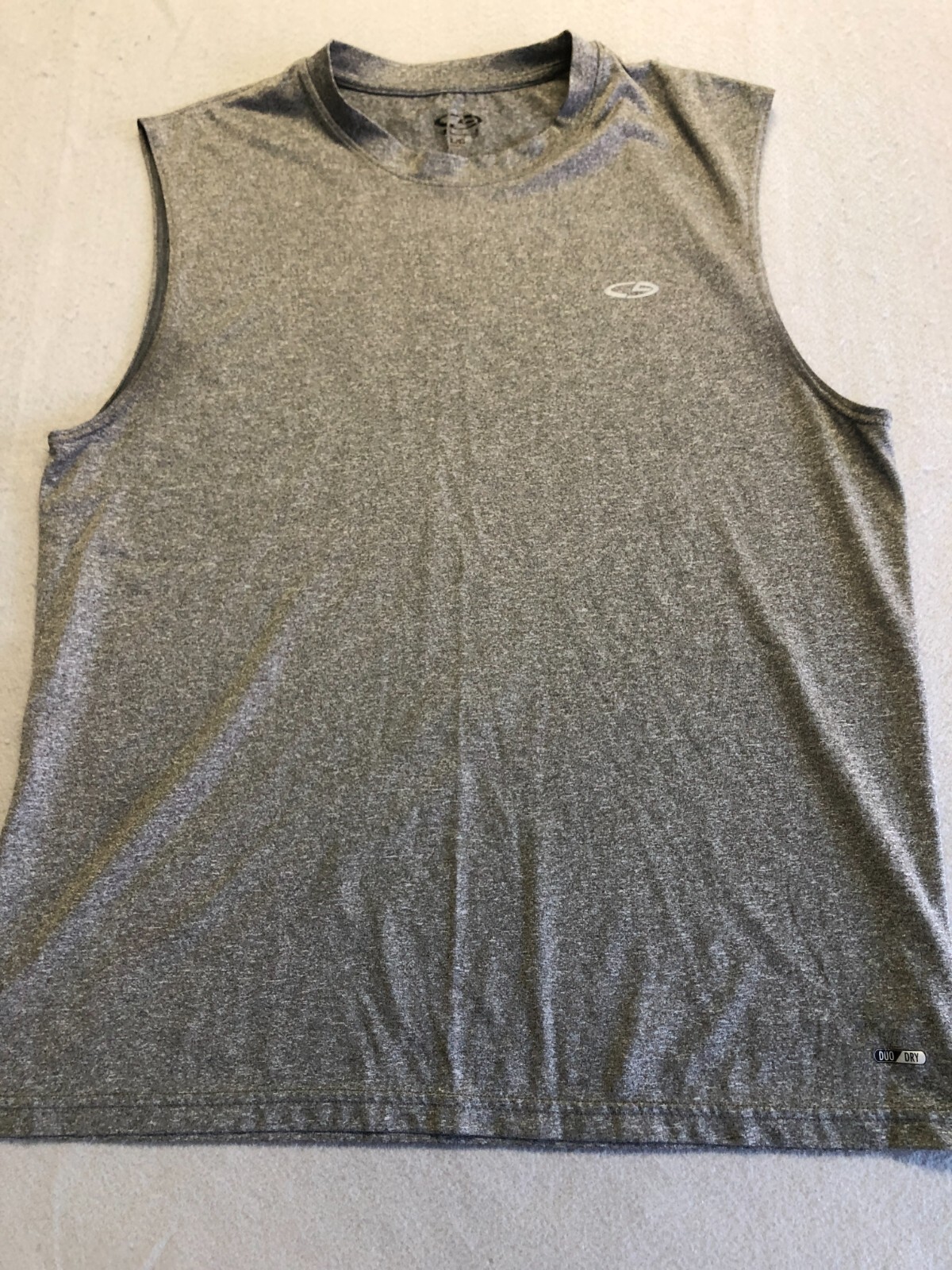 Champion Shirt Men’s Large Gray Heather Muscle Activewear Tank Top