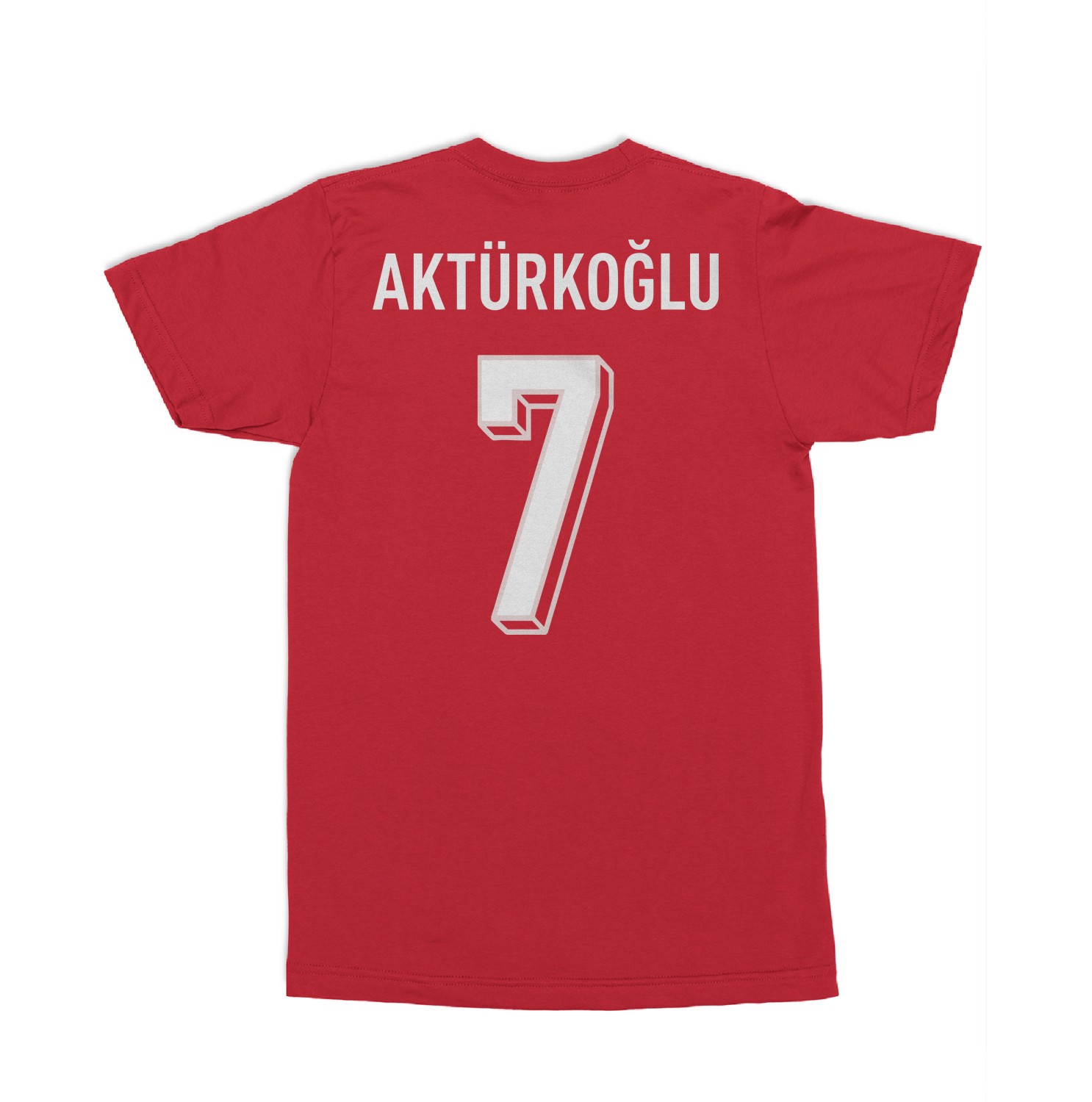 Turkiye Pride Akturkoglu 7 Two-Sided Jersey Style Unisex T-Shirt