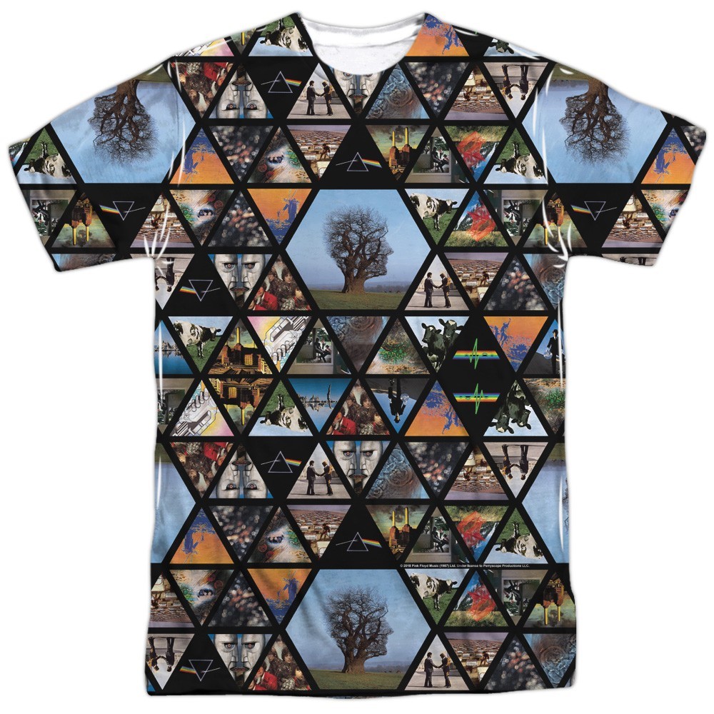 PINK FLOYD PHOTOGRAPHS Licensed Sublimated Adult Graphic Tee Shirt SM-3XL