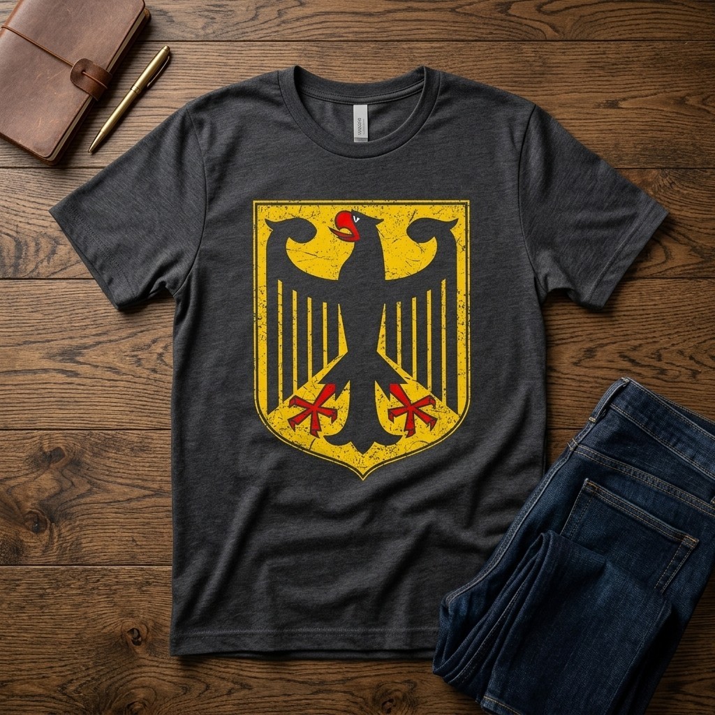 Germany T-shirt German eagle Coat of arms of Germany Patriotic Tee shirt TA79