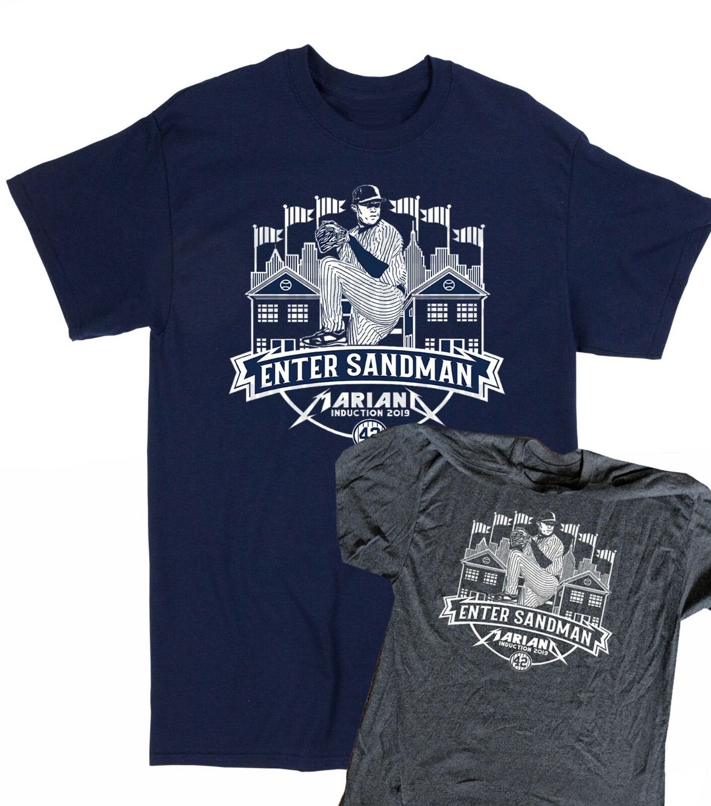 MARIANO RIVERA Enter Sandman COOPERSTOWN HALL OF FAME SHIRT Fathers day gift