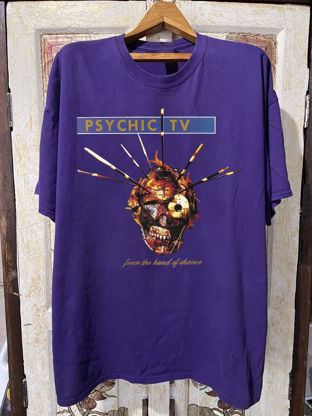 Force the Hand of Chance Album Psychic TV T-Shirt S To 5XL BT1199