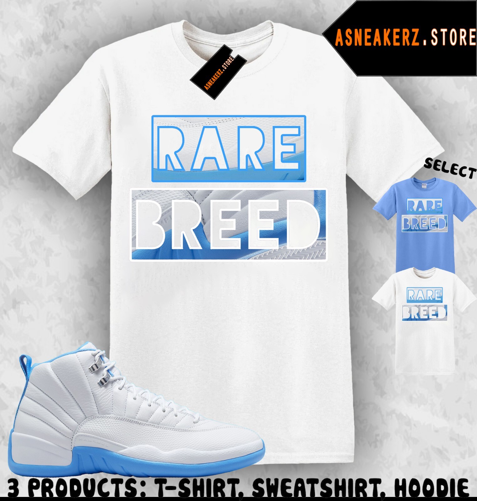 Shirt Matching AJ 12 Melo 2025 Denver Nuggets Match Sneaker Rare Breed T-Shirt