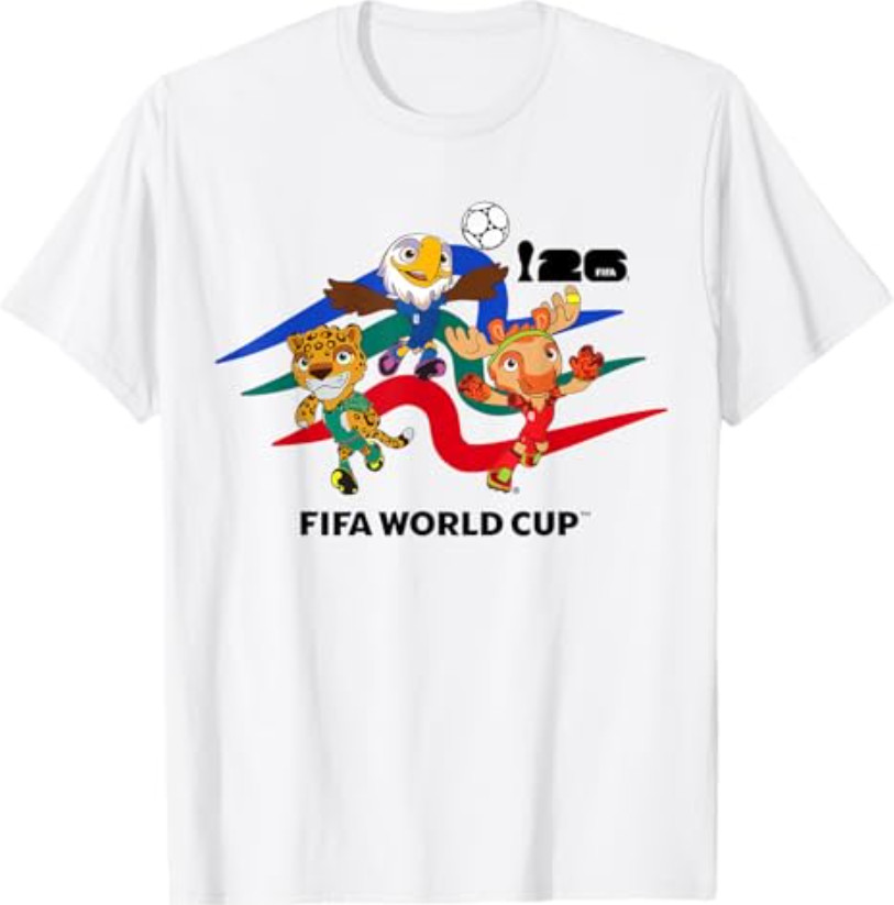 FIFA World CUP26 Host Country Mascots Action T-Shirt