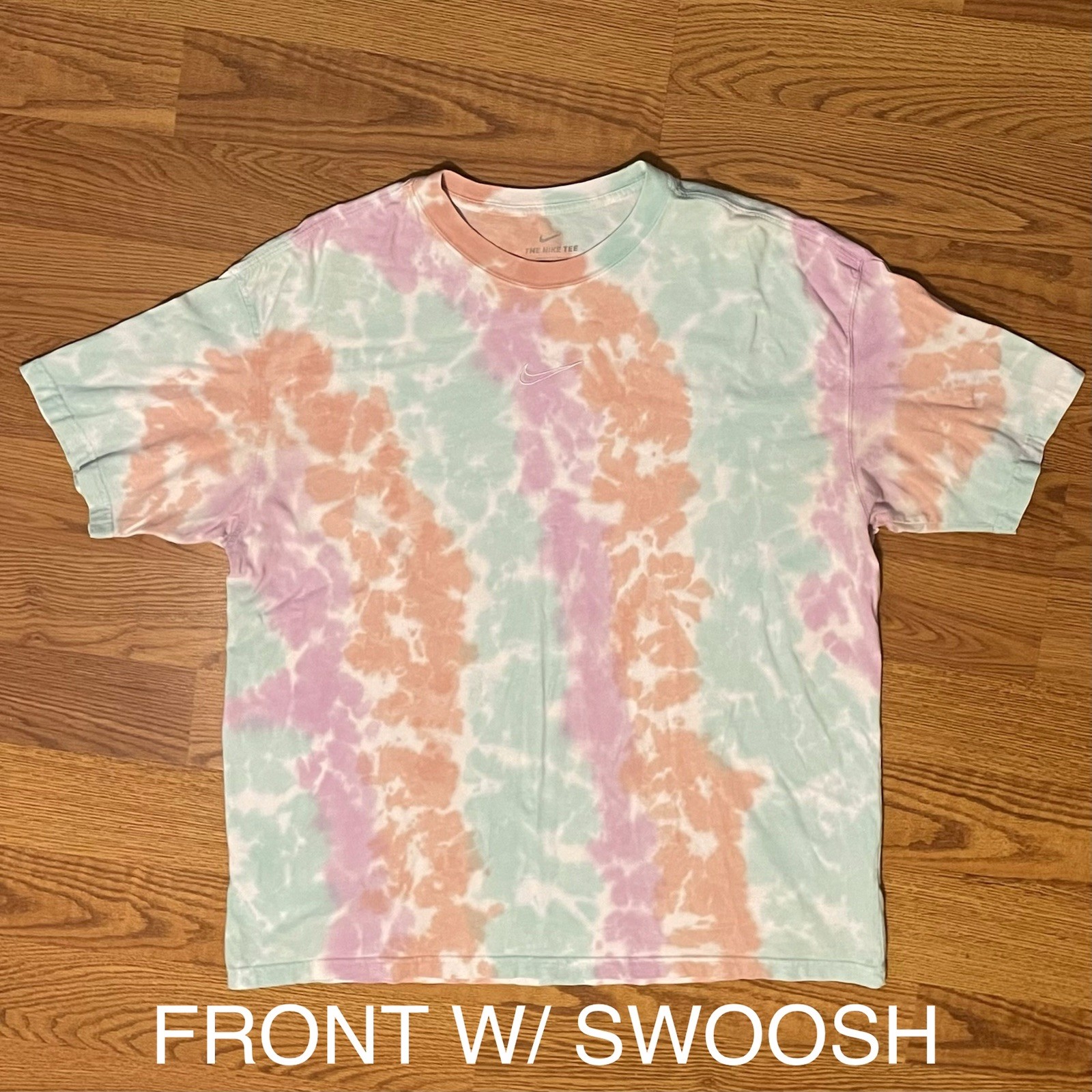 Nike Tie Dye T-Shirt — Large — “The Nike Tee” — Swoosh on Chest