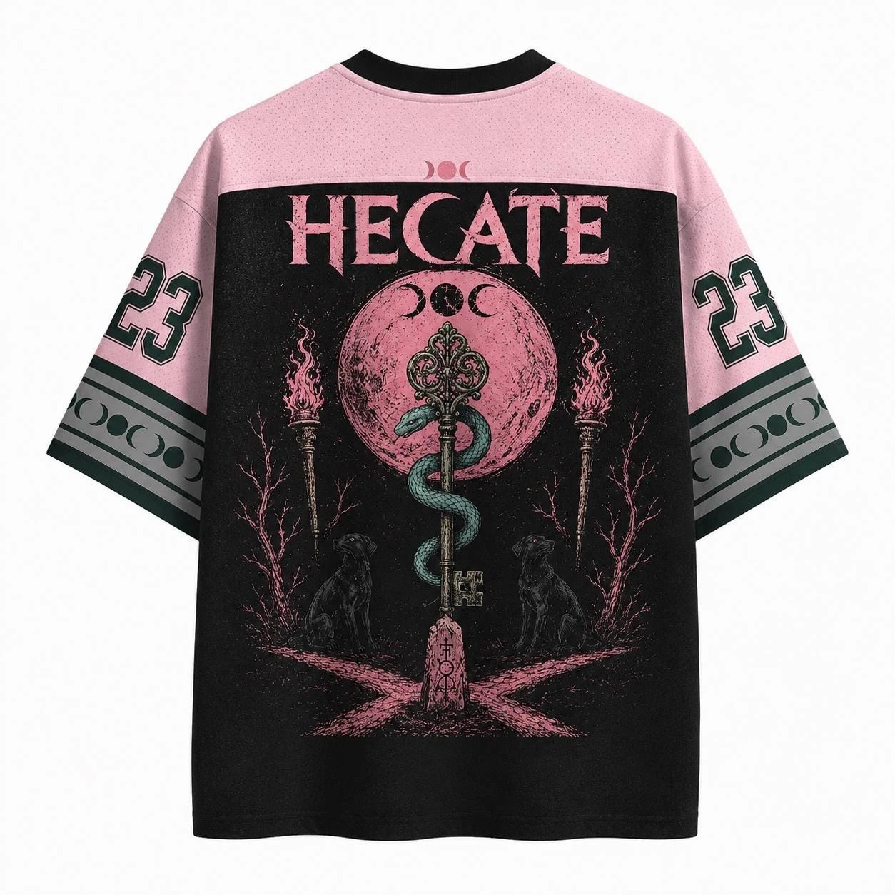 Hecate Graphic Print Jersey Polyester Breathable Quick Dry Comfortable T-Shirt