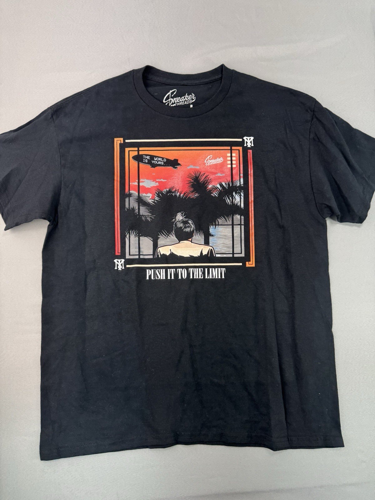 Sneaker Threads Push It To The Limit Graphic Shirt Men’s Sz Large Tshirt NEW