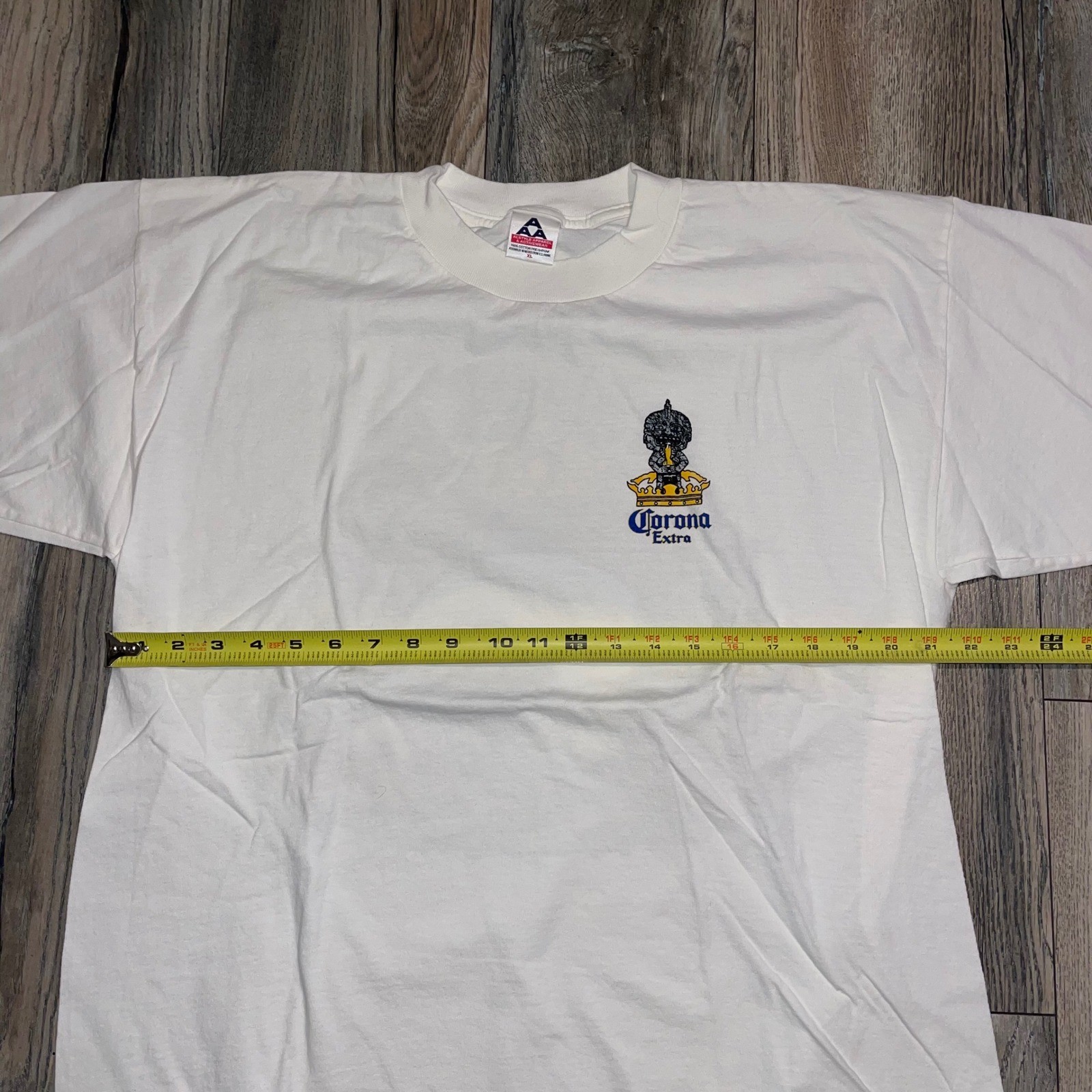 Vintage Corona Extra Beer T-Shirt White XL AAA Alstyle Surf Tiki Graphic Tee