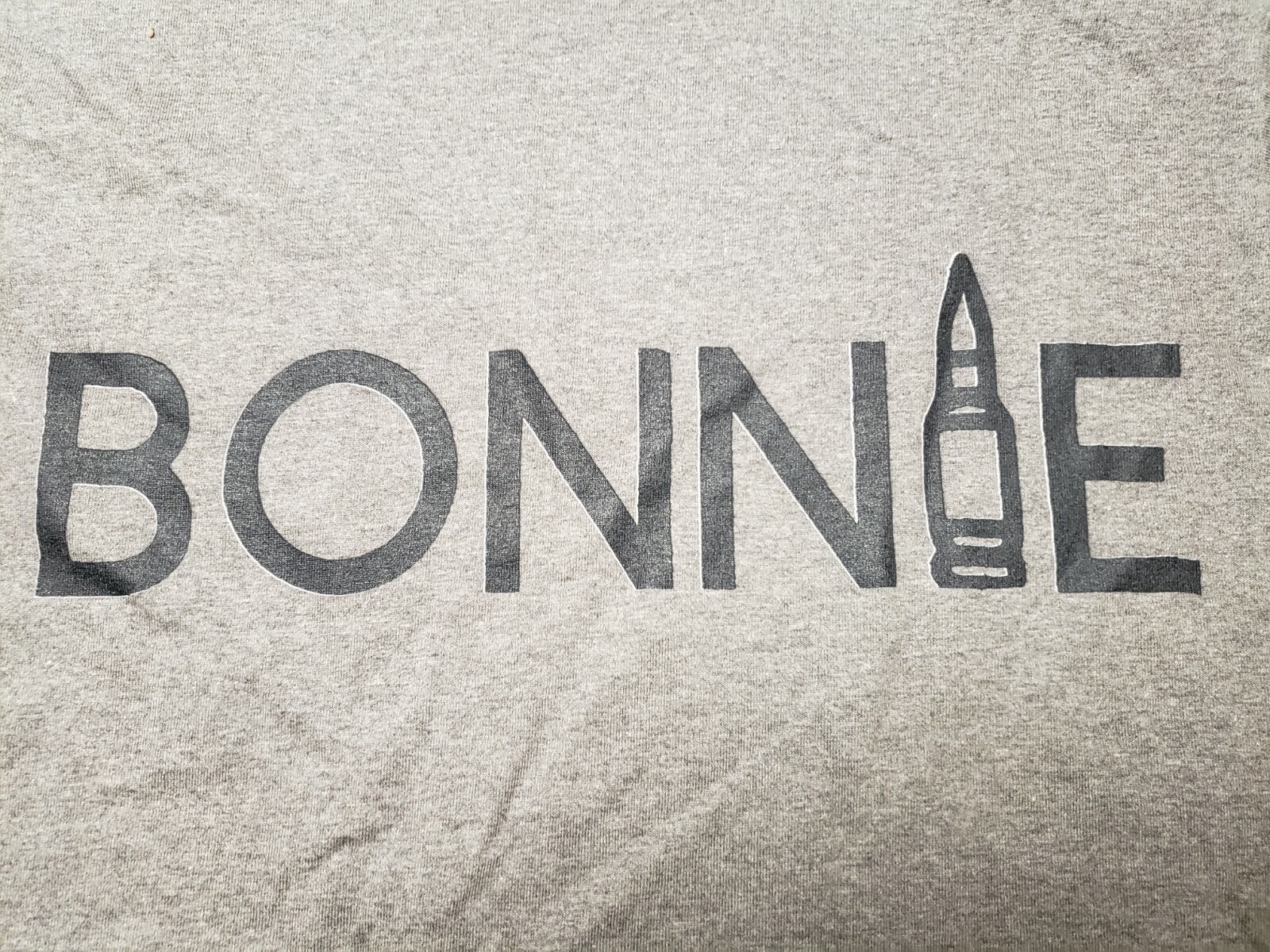 Bonnie – new T-shirt – SMALL – oxford gray – Hanes Tagless – 60% cotton 40% poly