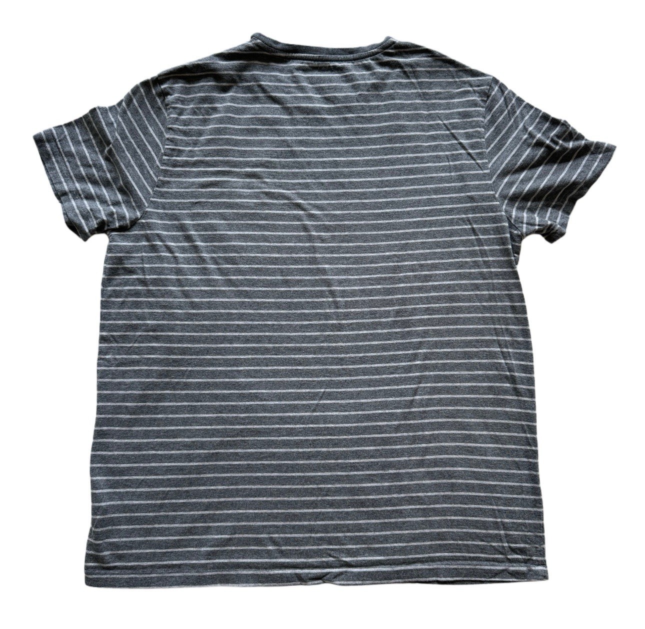Polo Ralph Lauren Men’s XL Stripe Pocket T-Shirt Gray Pony Logo Casual Tee